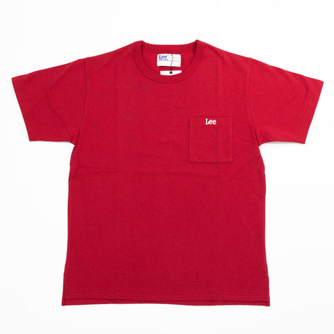 【送料無料！】【国内正規品】LEE POCKET T－SHIRT マスタード レッド ミント S M ユニセックス LT2802
