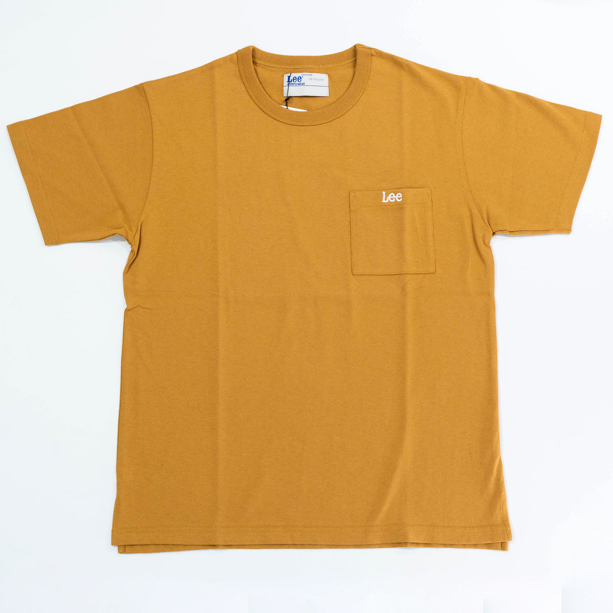 【送料無料！】【国内正規品】LEE POCKET T－SHIRT マスタード レッド ミント S M ユニセックス LT2802