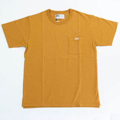【送料無料！】【国内正規品】LEE POCKET T－SHIRT マスタード レッド ミント S M ユニセックス LT2802