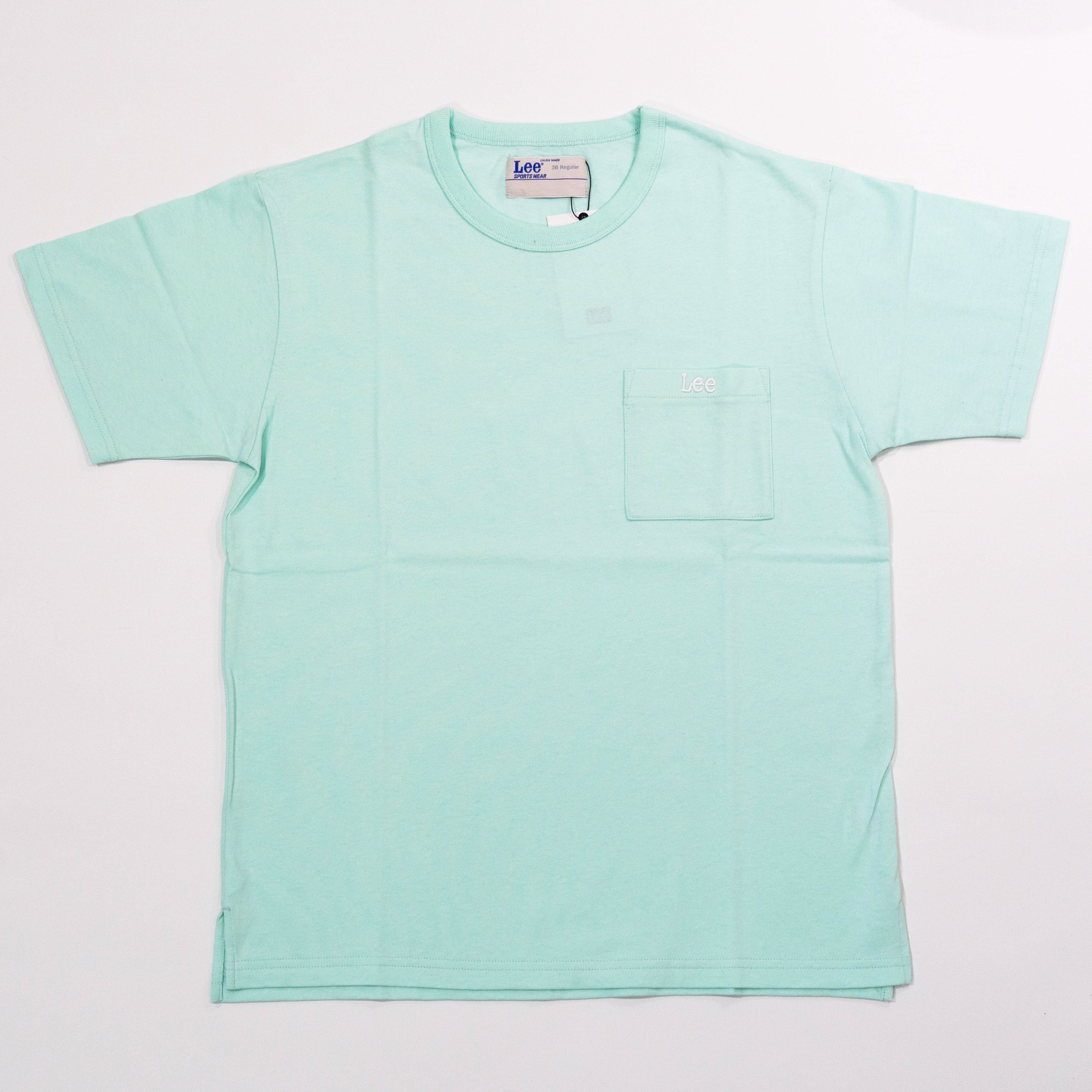 【送料無料！】【国内正規品】LEE POCKET T－SHIRT マスタード レッド ミント S M ユニセックス LT2802