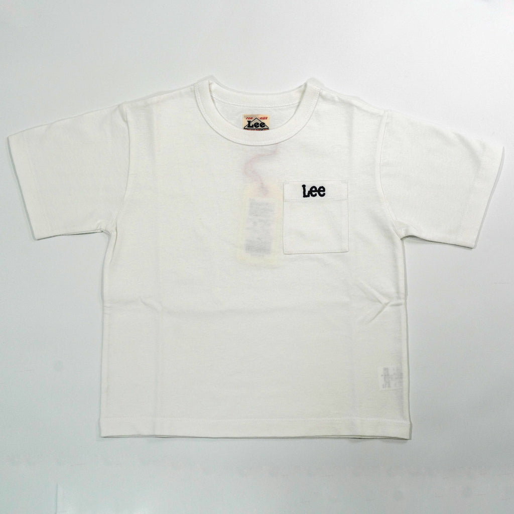 【送料無料！】【国内正規品】Lee ポケットＴシャツ 120cm〜150cm レッド ミント オレンジ ホワイト キッズ LK0622