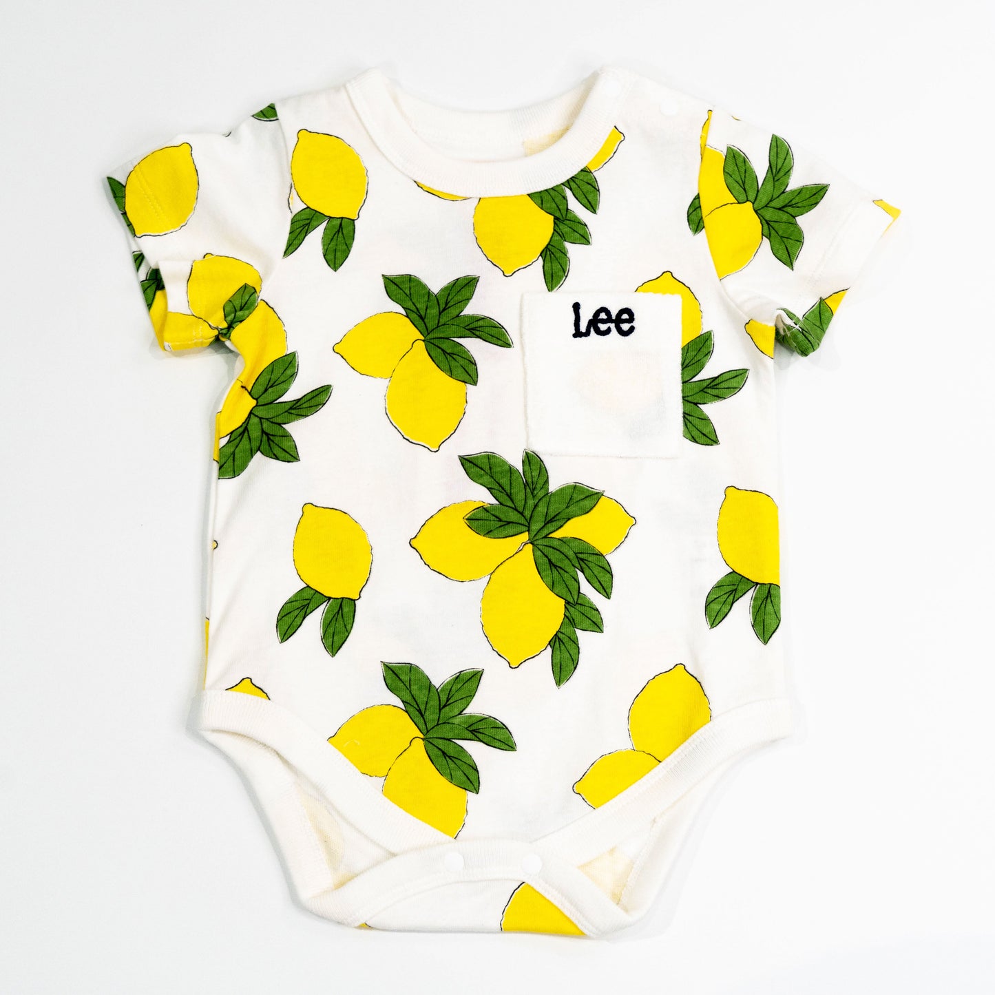 【送料無料！】【国内正規品】Lee 半袖 ロンパース 70 80 レモン柄 157 りんご柄 357 ベビー キッズ LK0634