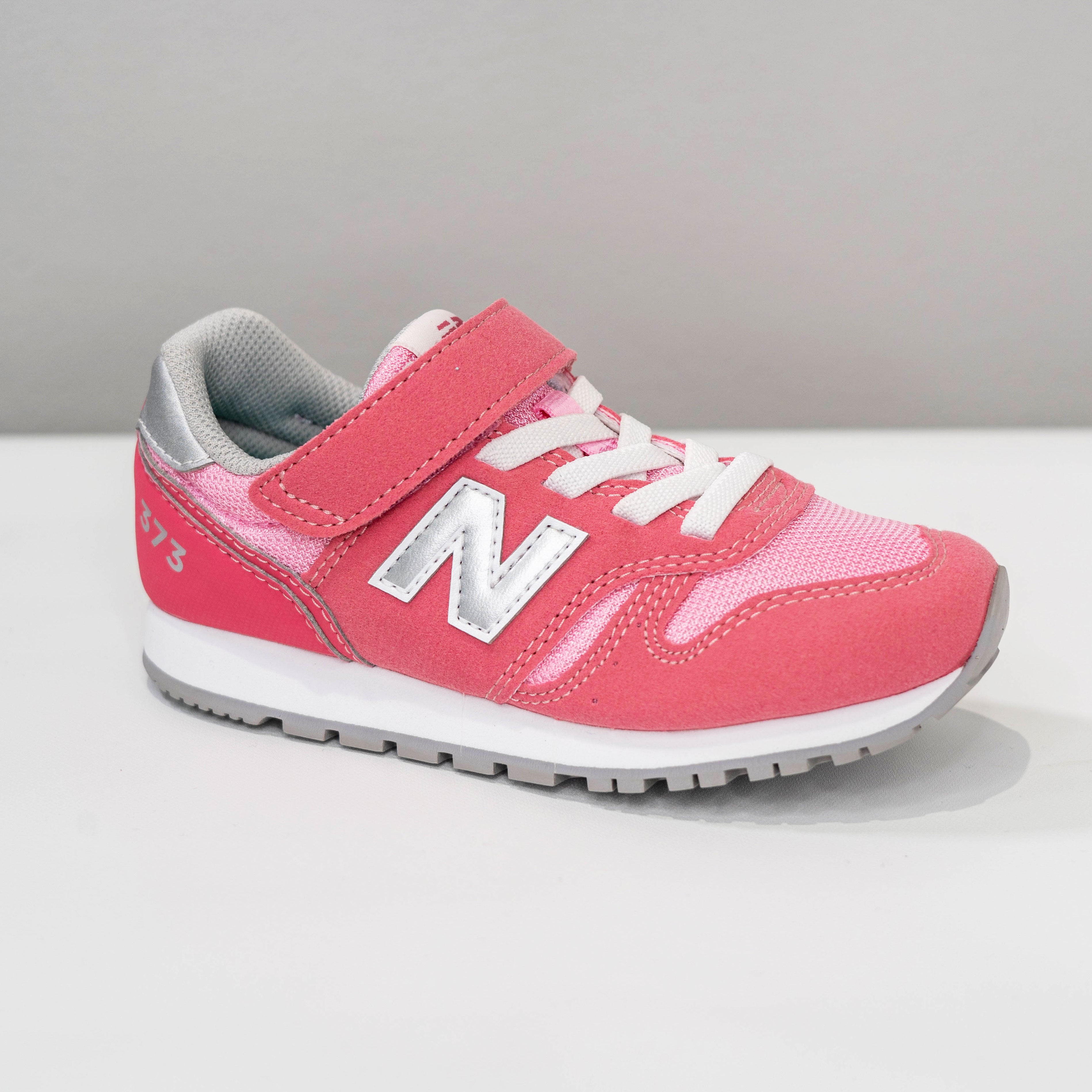 【送料無料！】【国内正規品】New Balance 373 スニーカー 15cm~19cm PN2 PR2 ピンク レッド キッズ YV373