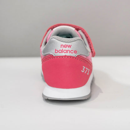 【送料無料！】【国内正規品】New Balance 373 スニーカー 15cm~19cm PN2 PR2 ピンク レッド キッズ YV373