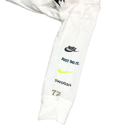 【送料無料！】【国内正規品】NIKE  ナイキ　kids 　キッズ　長袖　Tシャツ　ホワイト　86K292