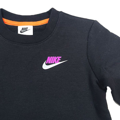 【送料無料！】【国内正規品】 NIKE  ナイキ　kids 裏起毛　スウェット　トレーナー　ブラック　86K247
