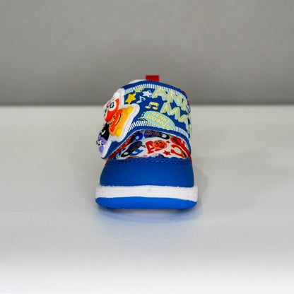 【送料無料！】【国内正規品】  MOONSTAR     アンパンマン　ベビー　キッズ　スニーカー   APM B33  BLUE　ブルー   青  12cm  12.5cm  13.0cm