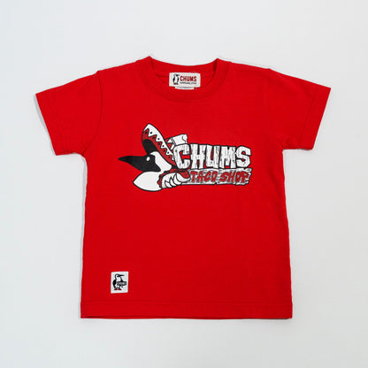 【送料無料！】【国内正規品】CHUMS　キッズ　半袖シャツ　  CH21-1074 イエロー　レッド　ブラック　ホワイト　110　120　130