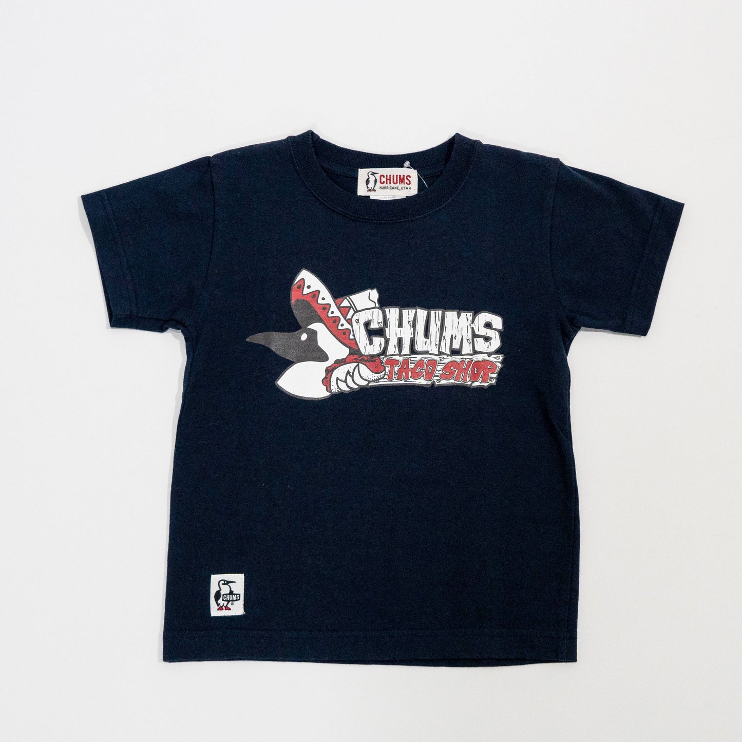 【送料無料！】【国内正規品】CHUMS　キッズ　半袖シャツ　  CH21-1074 イエロー　レッド　ブラック　ホワイト　110　120　130