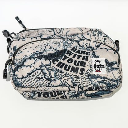 【送料無料！】【国内正規品】CHUMS　リサイクルショルダーポーチ　CH60-3126　Recycle Shoulder Pouch 　Ｒed 　 Khaki 　Lime yellow 　 AbstranceNature 　Dino.Jr
