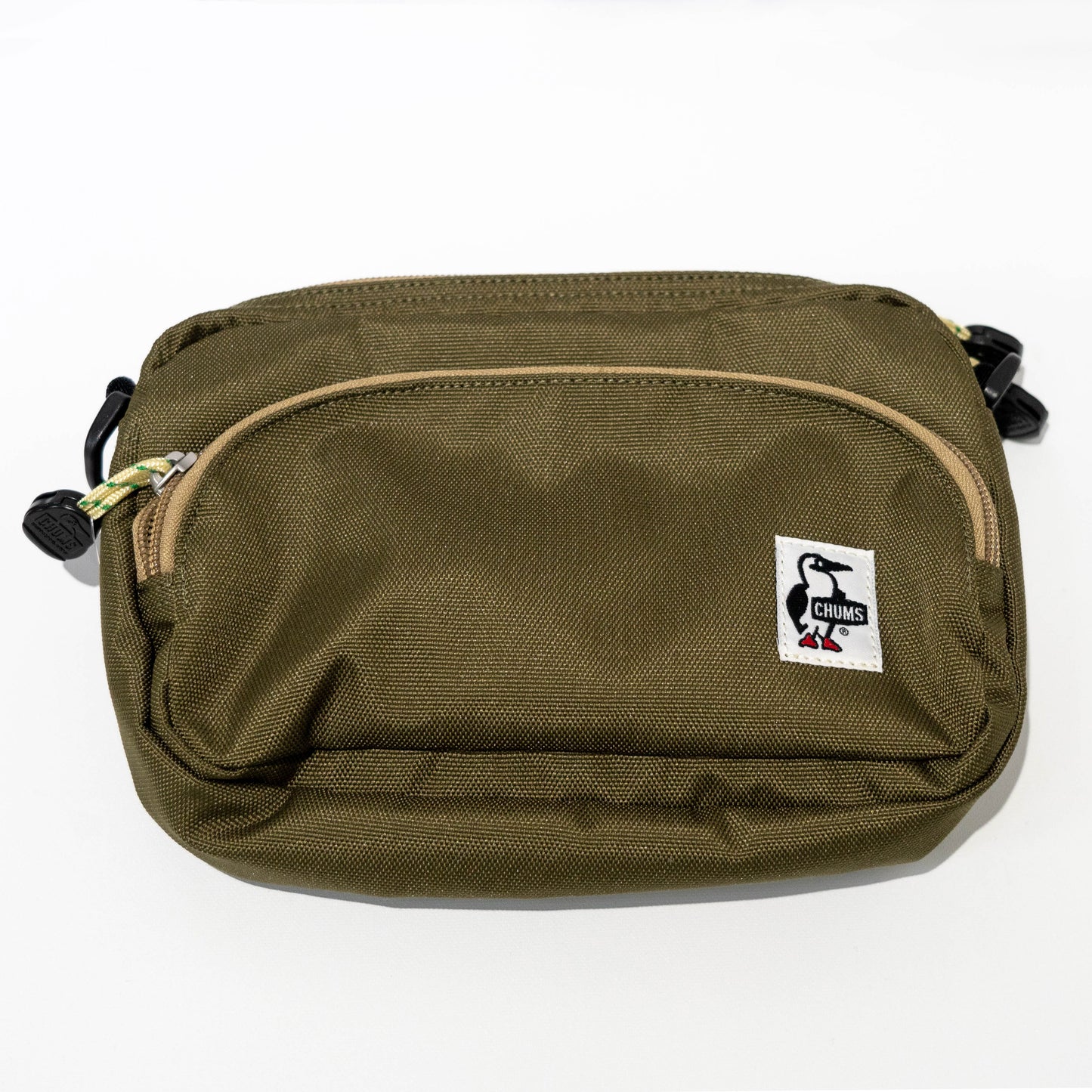 【送料無料！】【国内正規品】CHUMS　リサイクルショルダーポーチ　CH60-3126　Recycle Shoulder Pouch 　Ｒed 　 Khaki 　Lime yellow 　 AbstranceNature 　Dino.Jr
