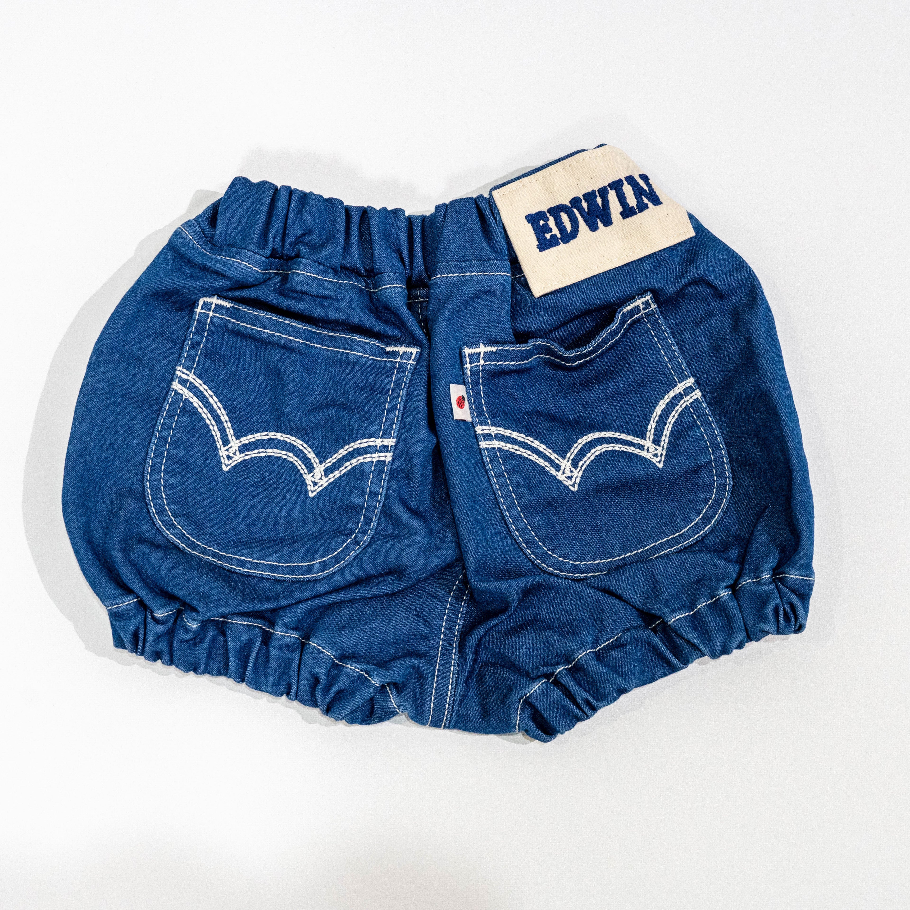 【送料無料！】【国内正規品】  EDWIN  ベビー　キッズ　ボトムス　かぼちゃパンツ　濃色ユーズド　中色ユーズド　ブルー　ブラック　ETB10B