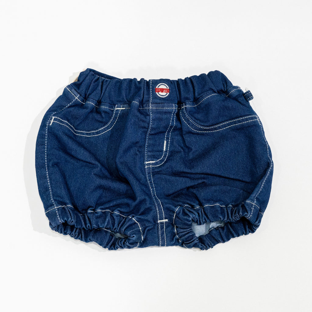 【送料無料！】【国内正規品】  EDWIN  ベビー　キッズ　ボトムス　かぼちゃパンツ　濃色ユーズド　中色ユーズド　ブルー　ブラック　ETB10B