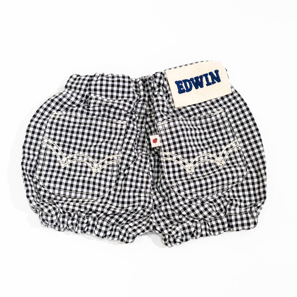 【送料無料！】【国内正規品】  EDWIN  ベビー　キッズ　ボトムス　かぼちゃパンツ　濃色ユーズド　中色ユーズド　ブルー　ブラック　ETB10B