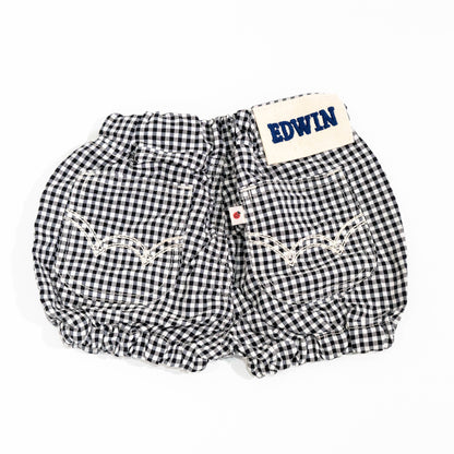 【送料無料！】【国内正規品】  EDWIN  ベビー　キッズ　ボトムス　かぼちゃパンツ　濃色ユーズド　中色ユーズド　ブルー　ブラック　ETB10B
