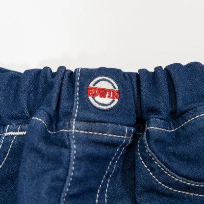 【送料無料！】【国内正規品】  EDWIN  ベビー　キッズ　ボトムス　かぼちゃパンツ　濃色ユーズド　中色ユーズド　ブルー　ブラック　ETB10B