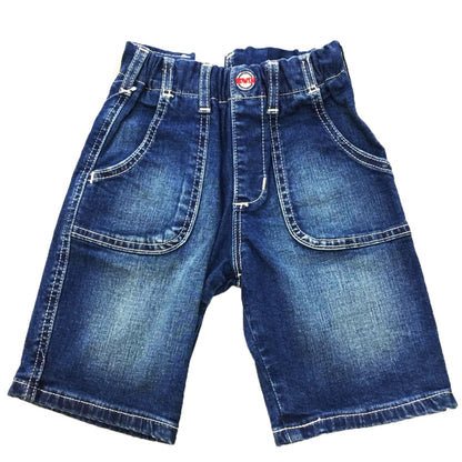【送料無料！】【国内正規品】　EDWIN　キッズ　デニム　ハーフパンツ　濃色ユーズド　ETS03-26