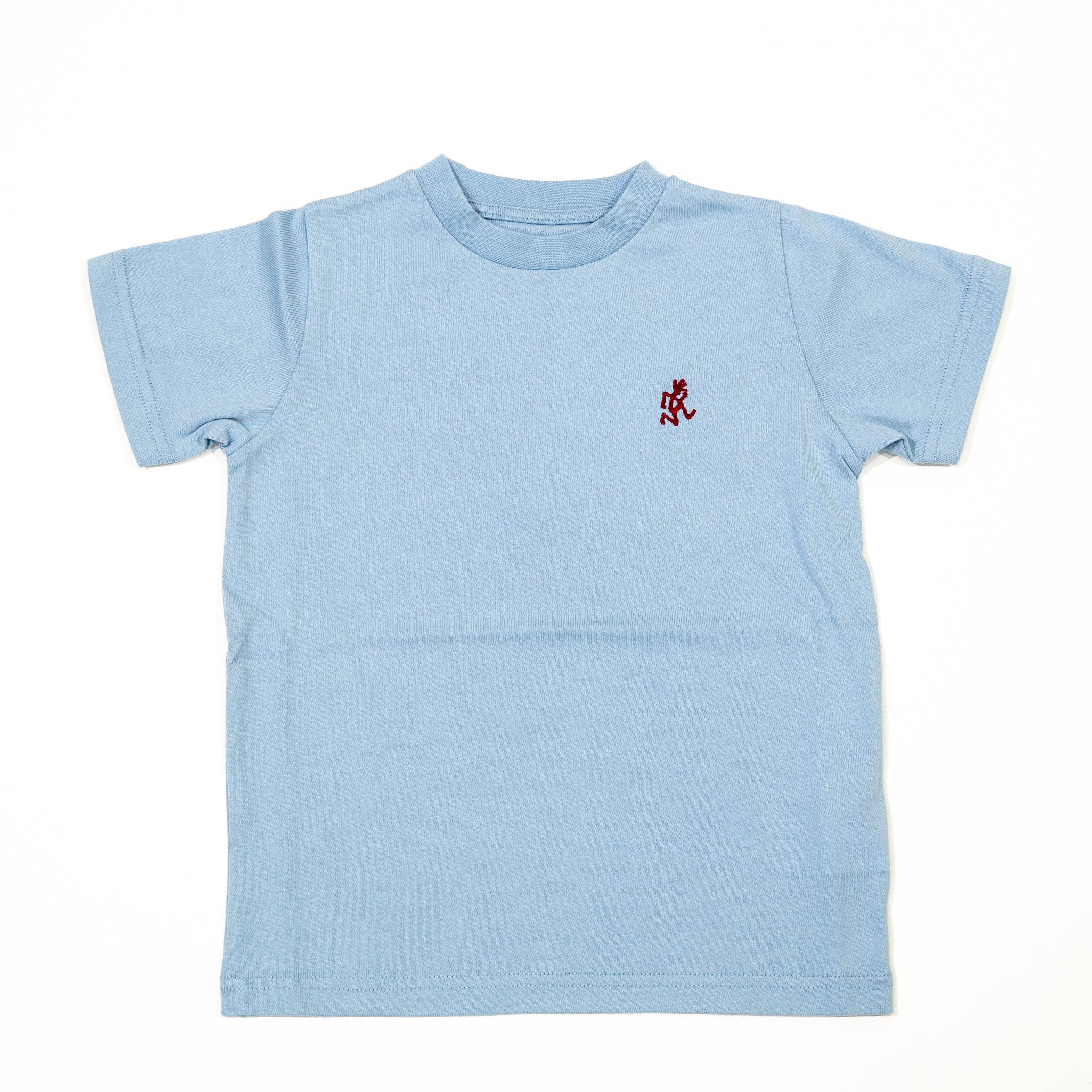 【送料無料！】【国内正規品】【GRAMICCI】グラミチ　KIDS　ワンポイント　TEE ASH　SAX　BLACK　WHITE 5201－STS