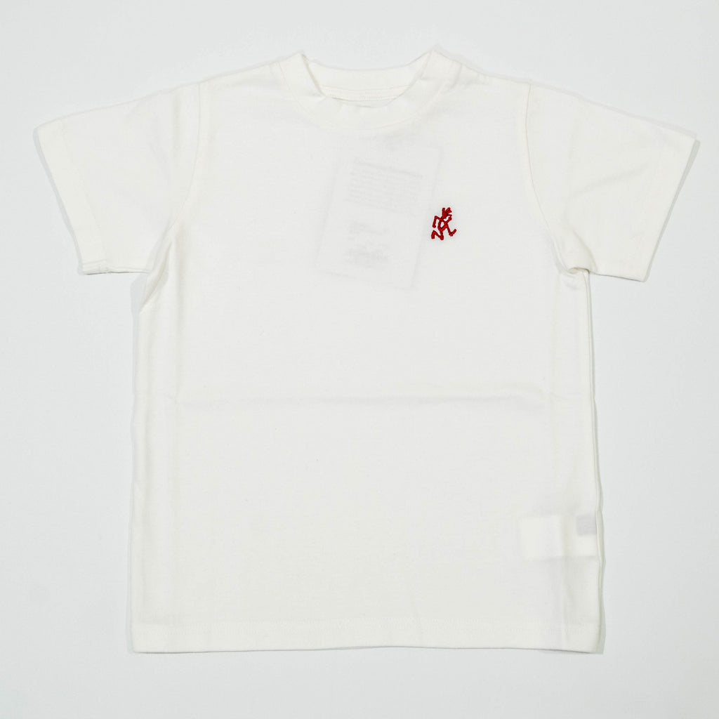 【送料無料！】【国内正規品】【GRAMICCI】グラミチ　KIDS　ワンポイント　TEE ASH　SAX　BLACK　WHITE 5201－STS