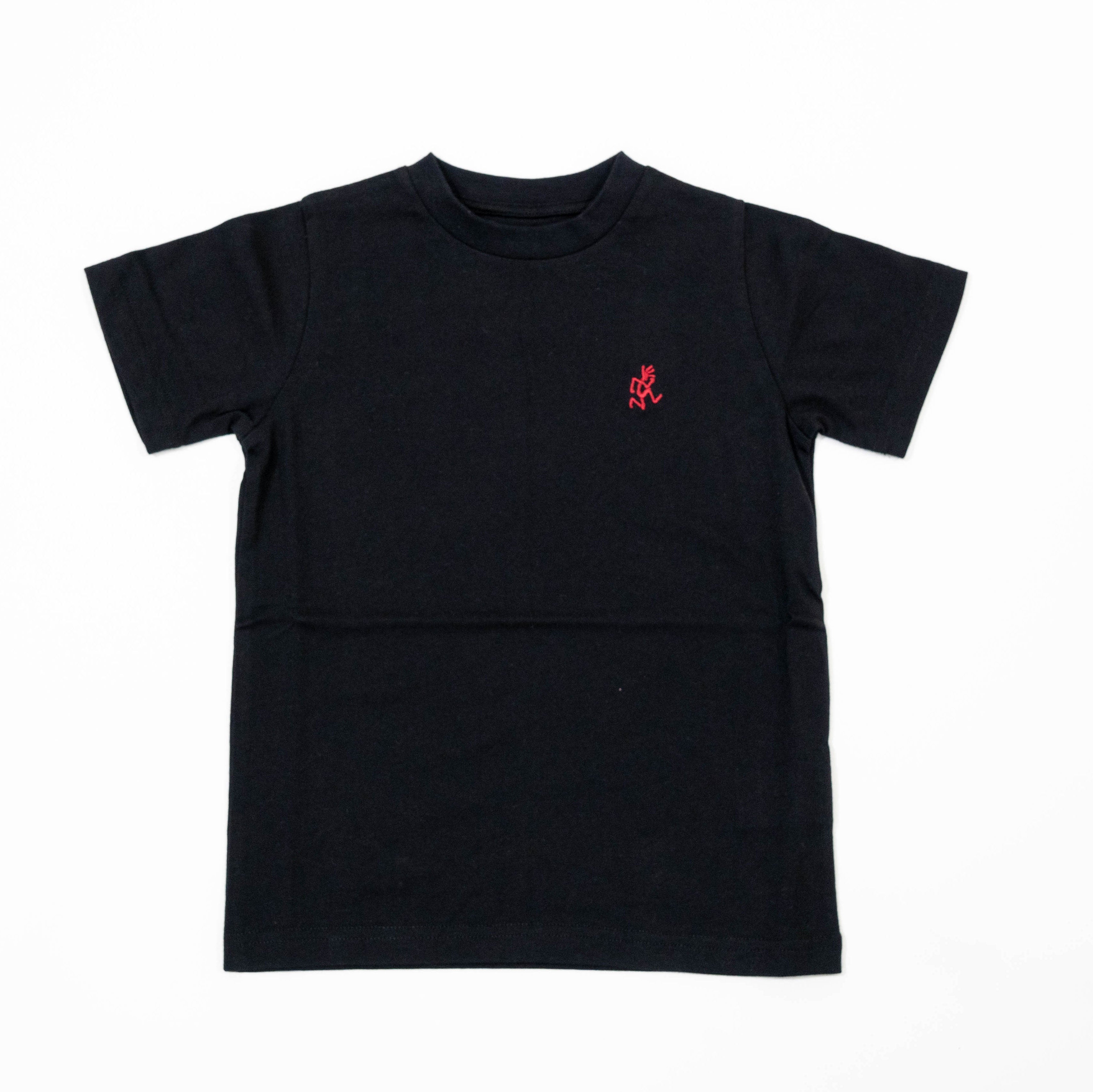 【送料無料！】【国内正規品】【GRAMICCI】グラミチ　KIDS　ワンポイント　TEE ASH　SAX　BLACK　WHITE 5201－STS