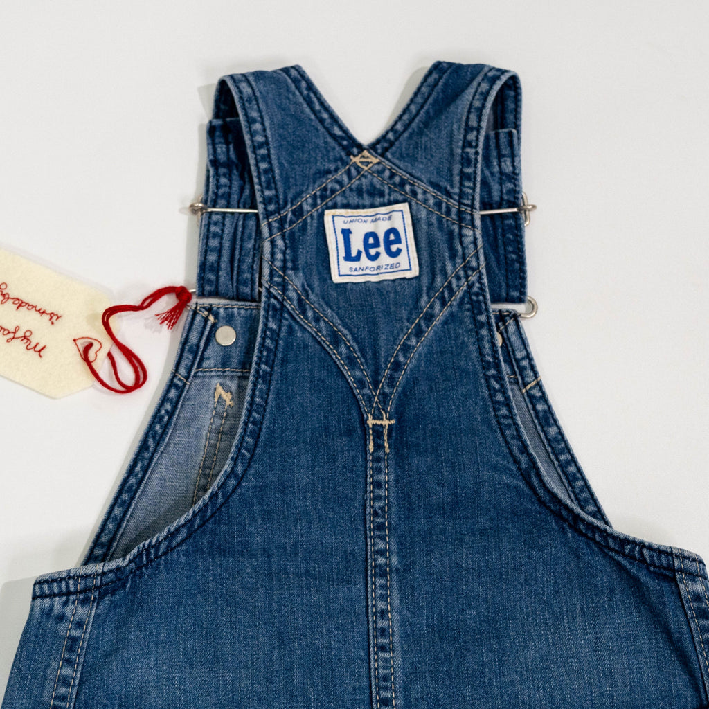 【送料無料！】【国内正規品】Lee リー　KIDS　オーバーオールスカート LK6152 80cm　90cm　100cm　110cm