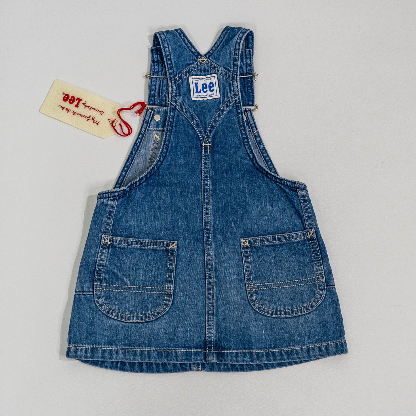 【送料無料！】【国内正規品】Lee リー　KIDS　オーバーオールスカート LK6152 80cm　90cm　100cm　110cm