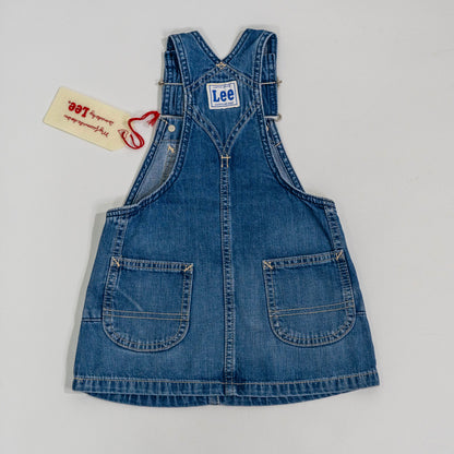 【送料無料！】【国内正規品】Lee リー　KIDS　オーバーオールスカート LK6152 80cm　90cm　100cm　110cm