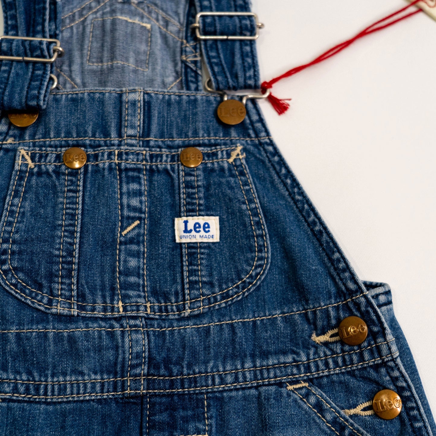 【送料無料！】【国内正規品】Lee リー　KIDS　オーバーオールスカート LK6152 80cm　90cm　100cm　110cm
