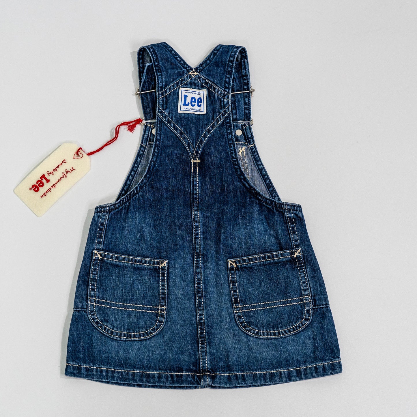 【送料無料！】【国内正規品】Lee リー　KIDS　オーバーオールスカート LK6152 80cm　90cm　100cm　110cm