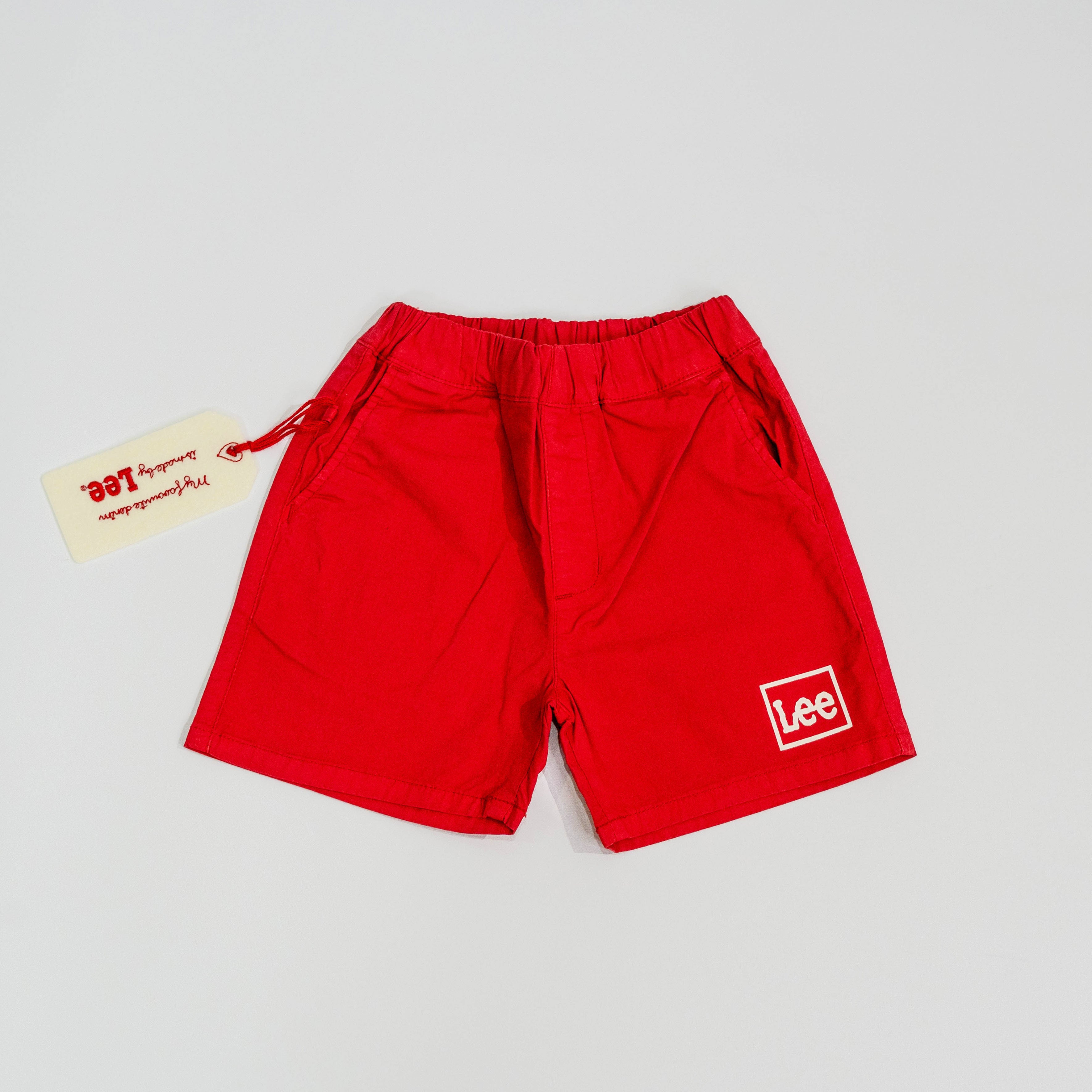 【送料無料！】【国内正規品】Lee　キッズハーフパンツ　レッド　ブラック　パープル　グリーン系　ネイビー　イエロー　ピンク　LK1323