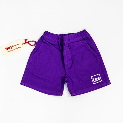【送料無料！】【国内正規品】Lee　キッズハーフパンツ　レッド　ブラック　パープル　グリーン系　ネイビー　イエロー　ピンク　LK1323