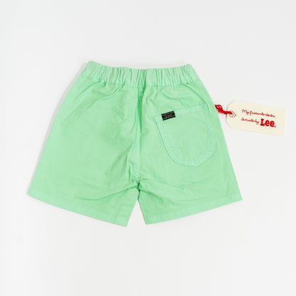 【送料無料！】【国内正規品】Lee　キッズハーフパンツ　レッド　ブラック　パープル　グリーン系　ネイビー　イエロー　ピンク　LK1323