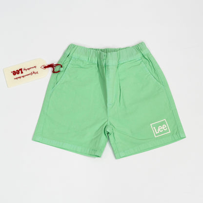 【送料無料！】【国内正規品】Lee　キッズハーフパンツ　レッド　ブラック　パープル　グリーン系　ネイビー　イエロー　ピンク　LK1323