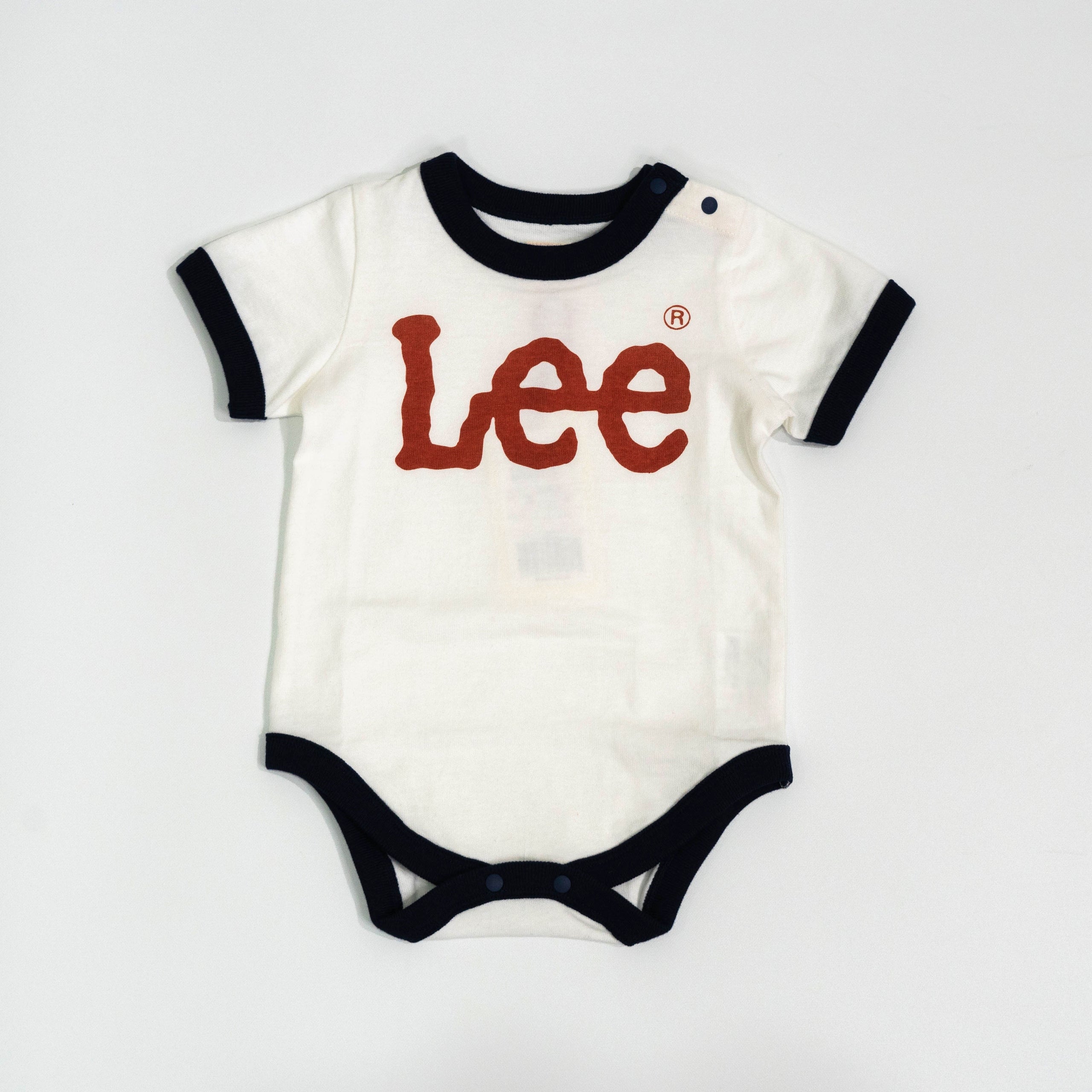 【送料無料！】【国内正規品】Lee 半袖ロンパース　ベビー LK0632  LK0632 レッド　ネイビー　70cm　80cm