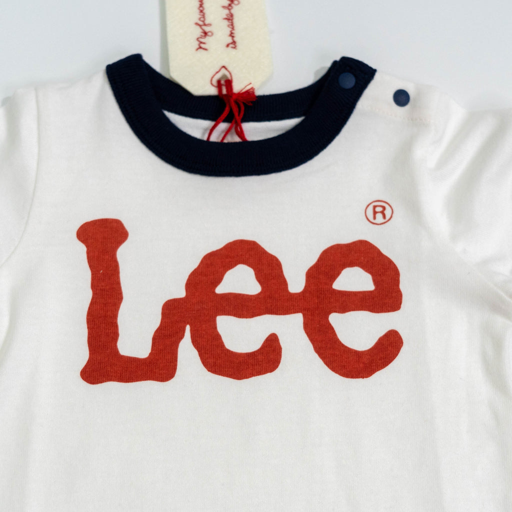 【送料無料！】【国内正規品】Lee 半袖ロンパース　ベビー LK0632  LK0632 レッド　ネイビー　70cm　80cm