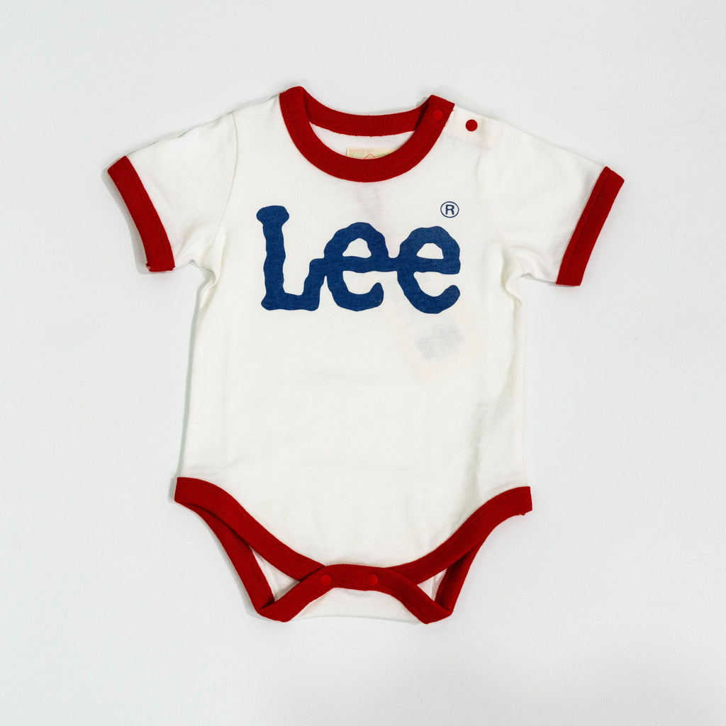 【送料無料！】【国内正規品】Lee 半袖ロンパース　ベビー LK0632  LK0632 レッド　ネイビー　70cm　80cm