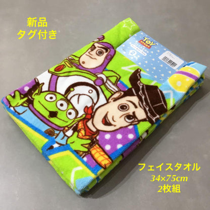 【送料無料！】【国内正規品】林タオル  ディズニーキャラクター フェイスタオル トイストーリー　くまのプーさん　ミッキーマウス　ディズニーキャラクター