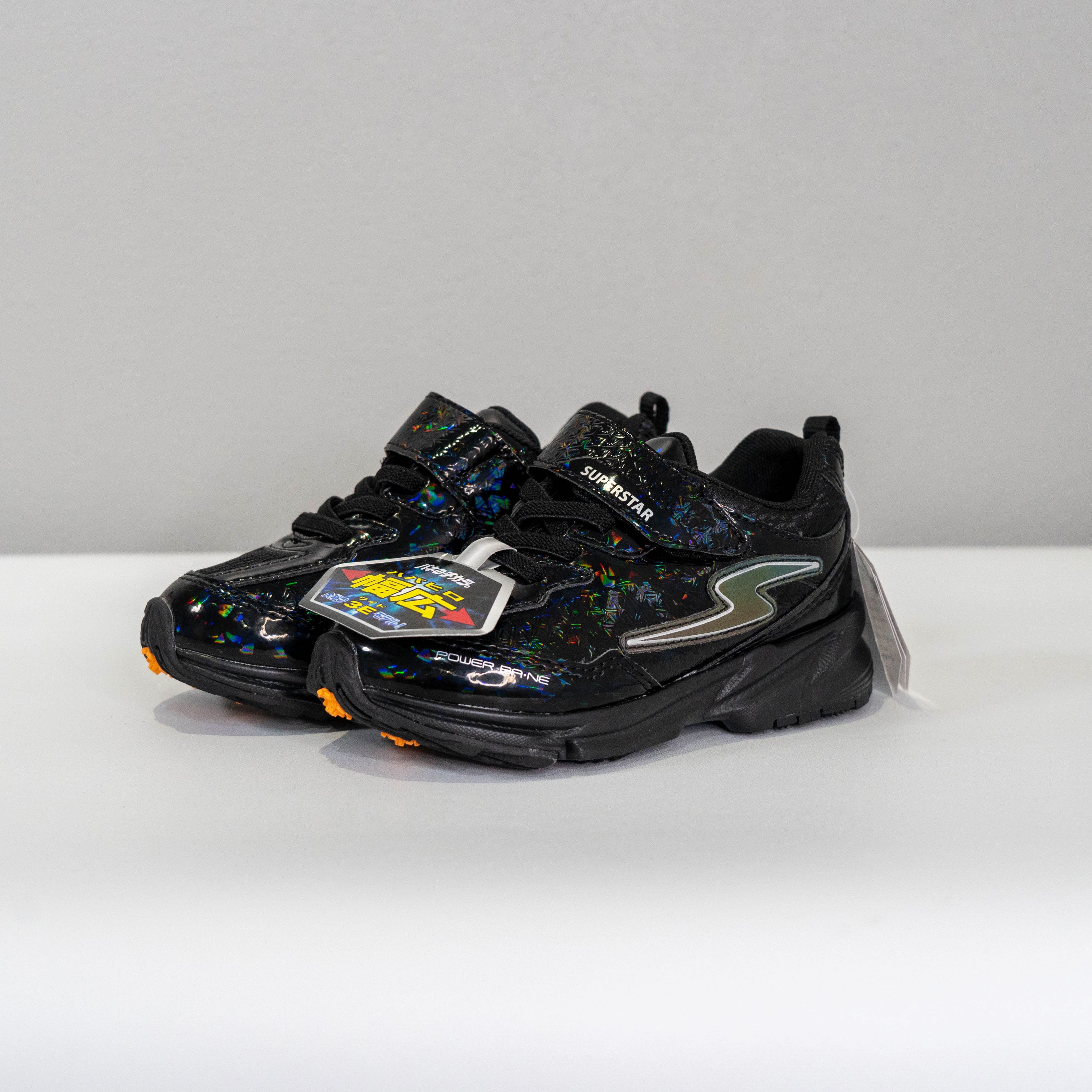 【送料無料！】【国内正規品】MOON STAR　SUPERSTAR　バネのちから　SSK992　ブラック　16cm  17cm  18cm  19cm