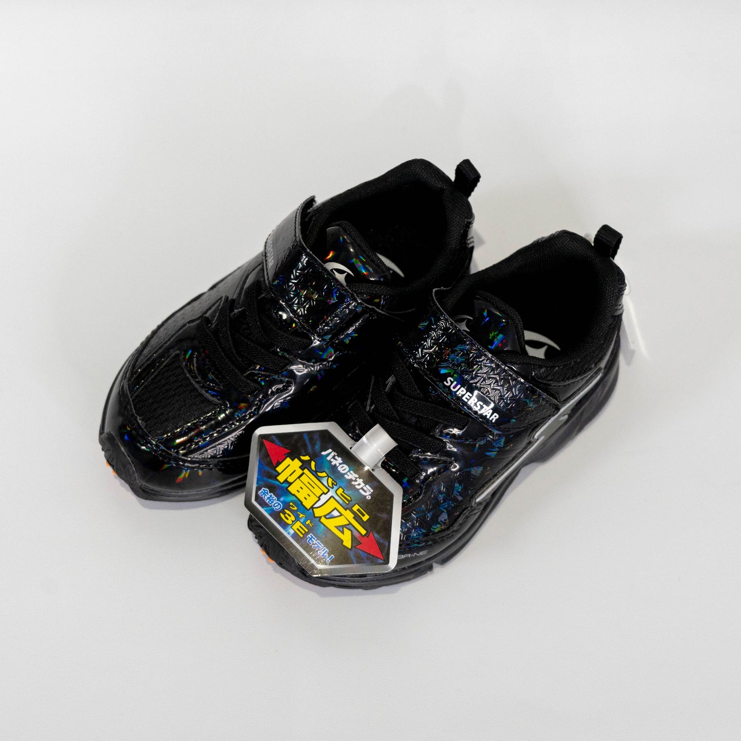 【送料無料！】【国内正規品】MOON STAR　SUPERSTAR　バネのちから　SSK992　ブラック　16cm  17cm  18cm  19cm