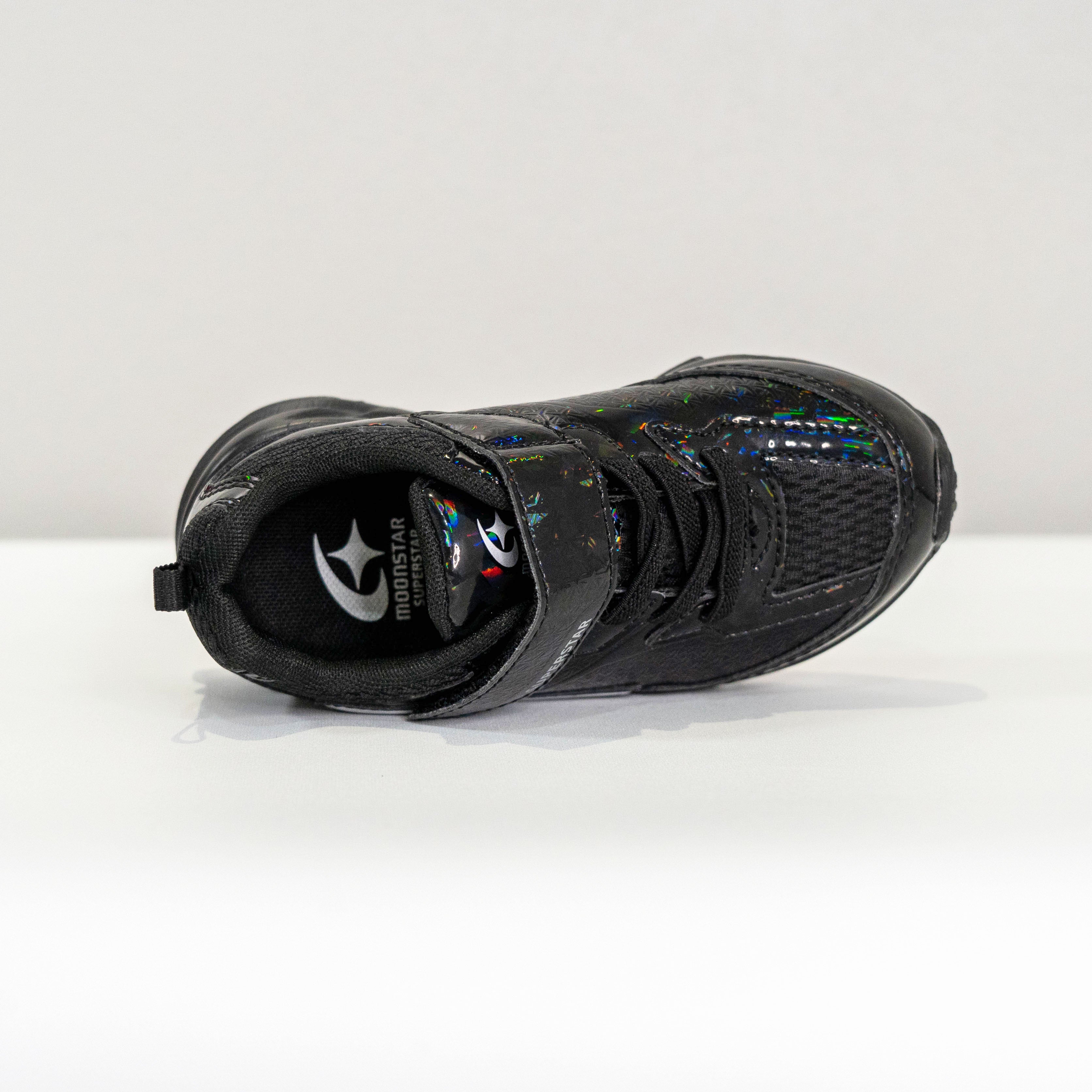 【送料無料！】【国内正規品】MOON STAR　SUPERSTAR　バネのちから　SSK992　ブラック　16cm  17cm  18cm  19cm