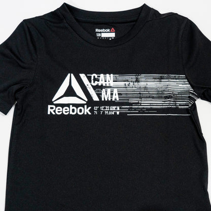 【送料無料！】【国内正規品】リーボック　キッズ　半袖Tシャツ　110　ブラック　BQ9833 DLV28　ブラック
