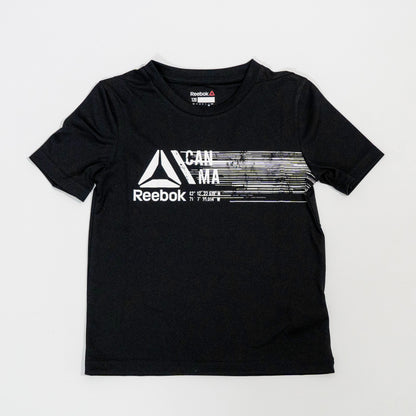 【送料無料！】【国内正規品】リーボック　キッズ　半袖Tシャツ　110　ブラック　BQ9833 DLV28　ブラック
