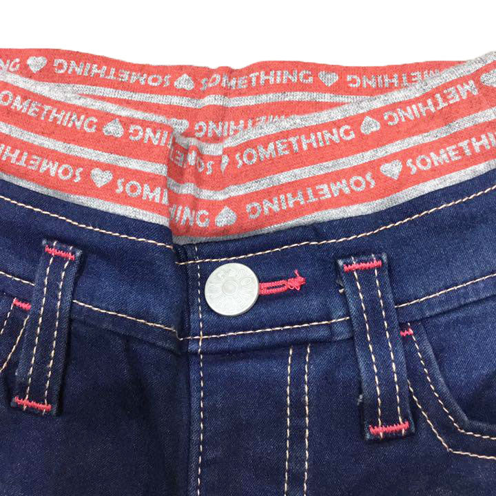 【送料無料！】【国内正規品】　SOMETHING　EDWIN　キッズ　ガールズ　デニムパンツ　裏起毛　JG1506